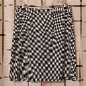 Vintage Express Checkerboard Mini Skirt